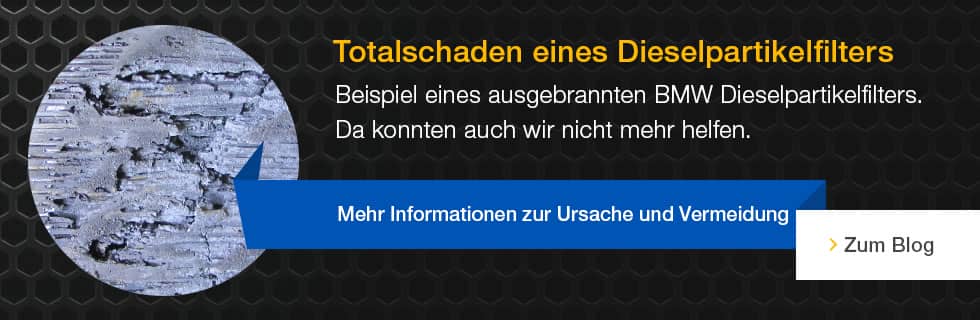 Beispiel für totalschaden Dieselpartikelfilter